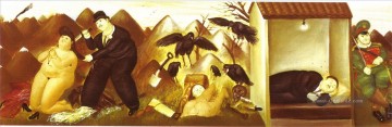 Fernando Botero Werke - Der Mord an Anna Rosa Caderonne Fernando Botero